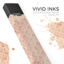 Micro Faded Maroon Rococo Pattern - Premium Decal Protective Skin-Wrap Sticker compatible with the Juul Labs vaping device