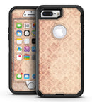 Micro Faded Maroon Rococo Pattern - iPhone 7 Plus/8 Plus OtterBox Case & Skin Kits