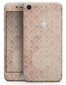 Micro Faded Maroon Rococo Pattern - Skin-kit for the iPhone 8 or 8 Plus