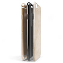Micro Faded Tan Damask Pattern iPhone 6/6s or 6/6s Plus 2-Piece Hybrid INK-Fuzed Case