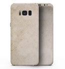 Micro Faded Tan Damask Pattern - Samsung Galaxy S8 Full-Body Skin Kit