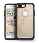 Micro Faded Tan Damask Pattern - iPhone 7 or 7 Plus Commuter Case Skin Kit