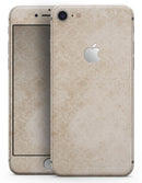 Micro Faded Tan Damask Pattern - Skin-kit for the iPhone 8 or 8 Plus