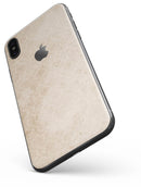 Micro Faded Tan Damask Pattern - iPhone X Skin-Kit