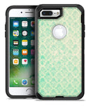 Micro Faded Teal Rococo Pattern - iPhone 7 Plus/8 Plus OtterBox Case & Skin Kits