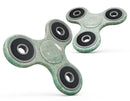 Micro Faded Teal Rococo Pattern Full-Body Fidget Spinner Skin-Kit
