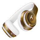 Micro Gold Watercolor Strokes Full-Body Skin Kit for the Beats by Dre Solo 3 Wireless Headphones