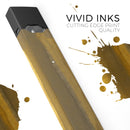 Micro Gold Watercolor Strokes - Premium Decal Protective Skin-Wrap Sticker compatible with the Juul Labs vaping device