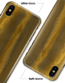 Micro Gold Watercolor Strokes - iPhone X Clipit Case