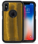 Micro Gold Watercolor Strokes - iPhone X OtterBox Case & Skin Kits
