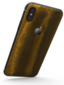 Micro Gold Watercolor Strokes - iPhone X Skin-Kit