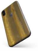 Micro Gold Watercolor Strokes - iPhone X Skin-Kit