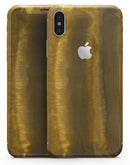 Micro Gold Watercolor Strokes - iPhone X Skin-Kit