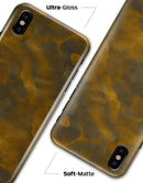 Micro Golden Carnation Petals - iPhone X Clipit Case