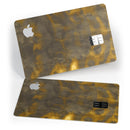 Micro Golden Catipillar Fur V1 - Premium Protective Decal Skin-Kit for the Apple Credit Card