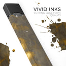Micro Golden Catipillar Fur V1 - Premium Decal Protective Skin-Wrap Sticker compatible with the Juul Labs vaping device