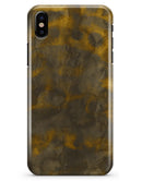 Micro Golden Catipillar Fur V1 - iPhone X Clipit Case