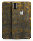 Micro Golden Catipillar Fur V1 - iPhone X Skin-Kit
