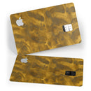 Micro Golden Catipillar Fur V2 - Premium Protective Decal Skin-Kit for the Apple Credit Card
