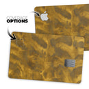 Micro Golden Catipillar Fur V2 - Premium Protective Decal Skin-Kit for the Apple Credit Card