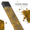 Micro Golden Catipillar Fur V2 - Premium Decal Protective Skin-Wrap Sticker compatible with the Juul Labs vaping device
