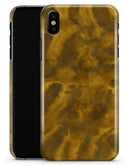 Micro Golden Catipillar Fur V2 - iPhone X Clipit Case
