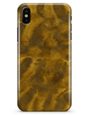 Micro Golden Catipillar Fur V2 - iPhone X Clipit Case