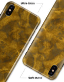Micro Golden Catipillar Fur V2 - iPhone X Clipit Case