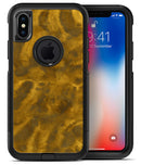 Micro Golden Catipillar Fur V2 - iPhone X OtterBox Case & Skin Kits
