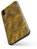 Micro Golden Catipillar Fur V2 - iPhone X Skin-Kit