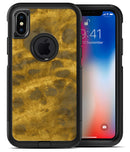 Micro Golden Caverns V1 - iPhone X OtterBox Case & Skin Kits