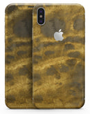 Micro Golden Caverns V1 - iPhone X Skin-Kit