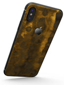 Micro Golden Caverns V2 - iPhone X Skin-Kit
