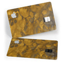 Micro Golden Fibers V1 - Premium Protective Decal Skin-Kit for the Apple Credit Card