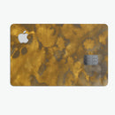 Micro Golden Fibers V1 - Premium Protective Decal Skin-Kit for the Apple Credit Card