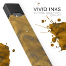 Micro Golden Fibers V1 - Premium Decal Protective Skin-Wrap Sticker compatible with the Juul Labs vaping device
