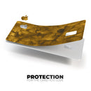 Micro Golden Fibers V2 - Premium Protective Decal Skin-Kit for the Apple Credit Card