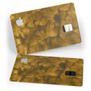 Micro Golden Fibers V2 - Premium Protective Decal Skin-Kit for the Apple Credit Card