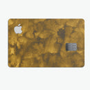 Micro Golden Fibers V2 - Premium Protective Decal Skin-Kit for the Apple Credit Card