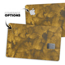 Micro Golden Fibers V2 - Premium Protective Decal Skin-Kit for the Apple Credit Card