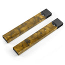 Micro Golden Fibers V2 - Premium Decal Protective Skin-Wrap Sticker compatible with the Juul Labs vaping device