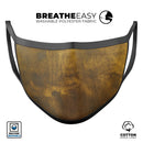 Micro Golden Fog - Made in USA Mouth Cover Unisex Anti-Dust Cotton Blend Reusable & Washable Face Mask with Adjustable Sizing for Adult or Child