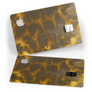 Micro Golden Giraffe Pattern - Premium Protective Decal Skin-Kit for the Apple Credit Card