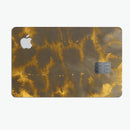 Micro Golden Giraffe Pattern - Premium Protective Decal Skin-Kit for the Apple Credit Card
