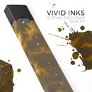 Micro Golden Giraffe Pattern - Premium Decal Protective Skin-Wrap Sticker compatible with the Juul Labs vaping device