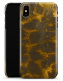 Micro Golden Giraffe Pattern - iPhone X Clipit Case