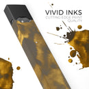 Micro Golden Leopard Spots - Premium Decal Protective Skin-Wrap Sticker compatible with the Juul Labs vaping device