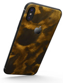 Micro Golden Leopard Spots - iPhone X Skin-Kit