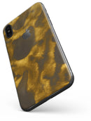 Micro Golden Leopard Spots - iPhone X Skin-Kit