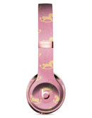 Micro Golden Pony Over Pink Full-Body Skin Kit for the Beats by Dre Solo 3 Wireless Headphones